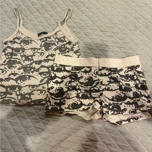 brandy melville eyes pajama set